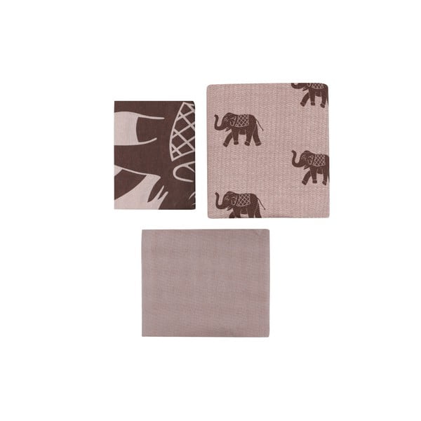 Памучна покривка за двойно легло с калъфки за възглавници и чаршаф Fil, 200 x 235 cm Pique - Mijolnir-image-4