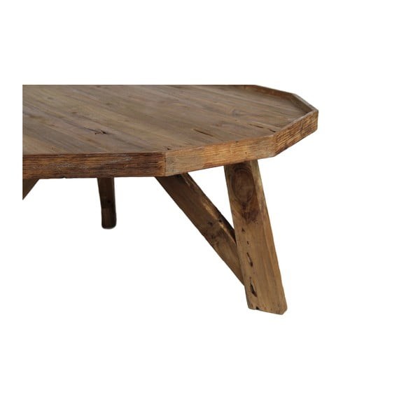 Konferenční stolek  z teakového dřeva HSM collection Diamond, Ø 90 cm-image-2