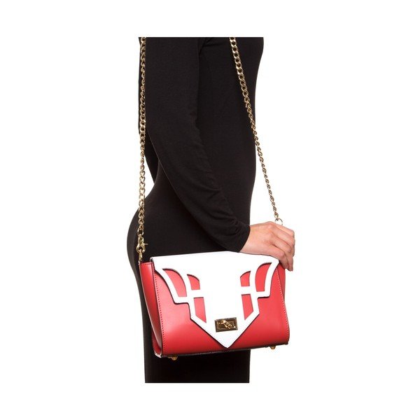 Kožená kabelka Luisa Vannini 3036, červená-image-3