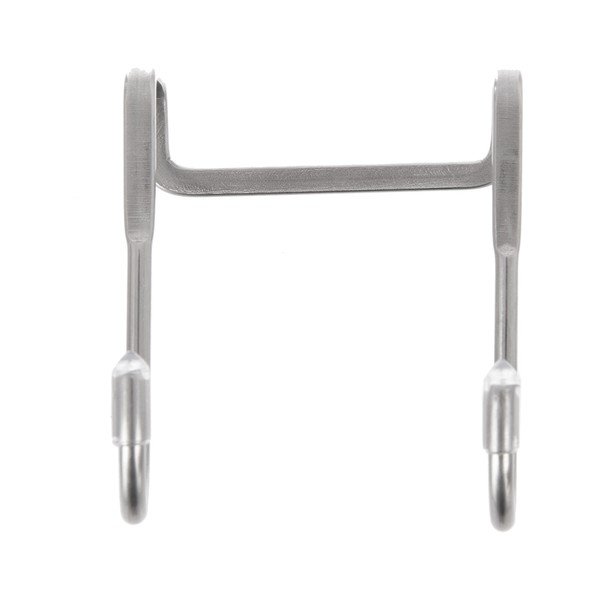 Висящи комплект куки 2 бр. от неръждаема стомана в сребрист цвят – Orion-image-2