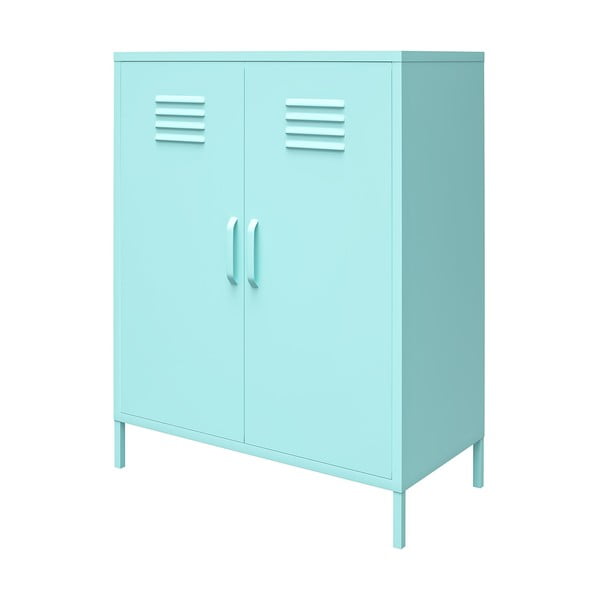 Светлосин метален шкаф 80x102 cm Cache - Novogratz-image-2