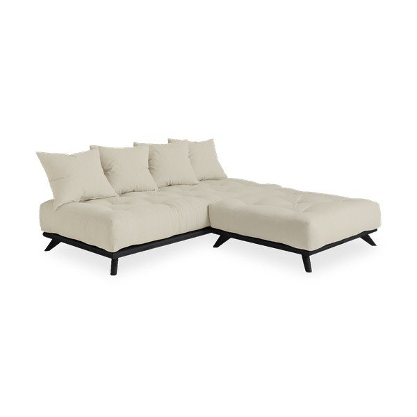 Диван Senza черен/бежов - Karup Design-image-3