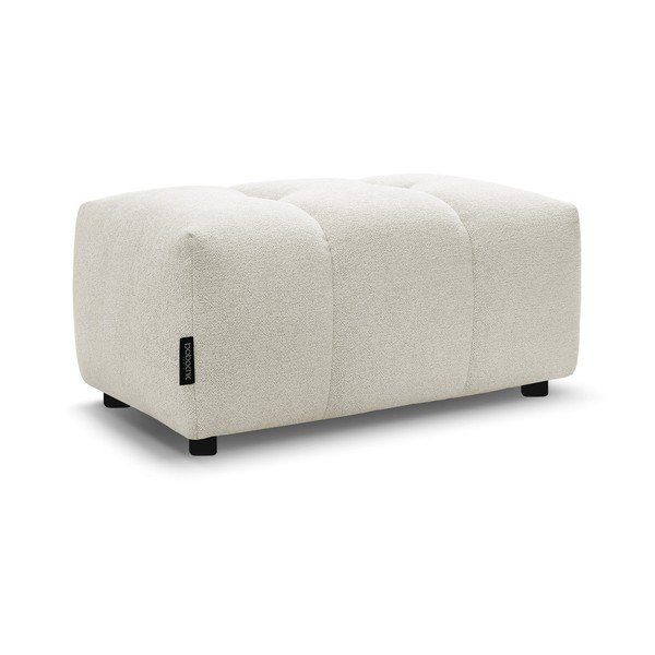 Бяла шенилова табуретка Roxelane – Bobochic Paris-image-3