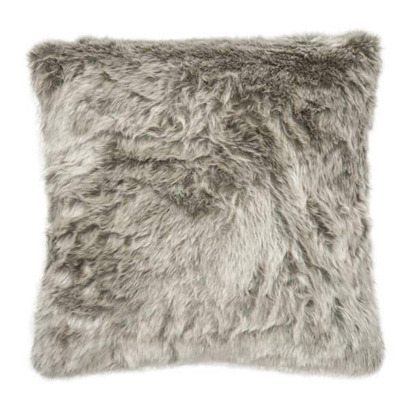 Polštář Faux Fur Silver, 45x45 cm