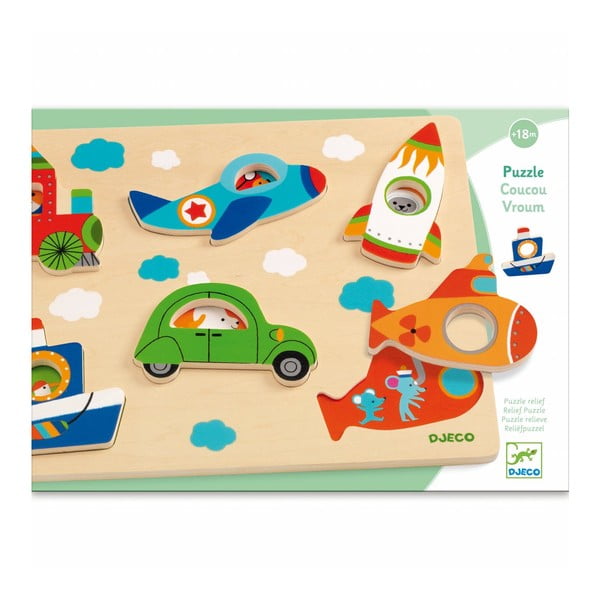 Вмъкнете пъзел Превозни средства - Djeco-image-1