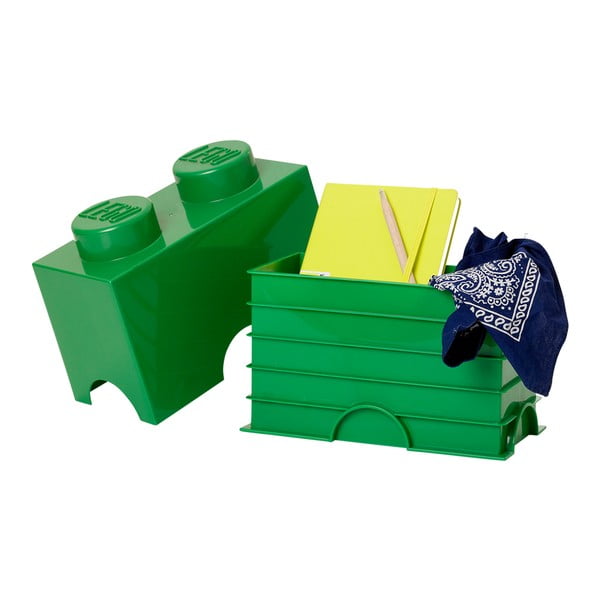 Зелена двойна кутия за съхранение - LEGO®-image-2