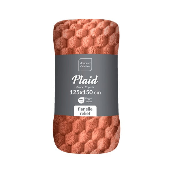 Теракотено одеяло от микрофланела 125x150 cm Mini Frosty – douceur d'intérieur-image-4