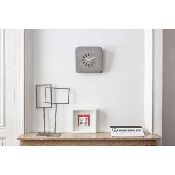 Бетонен стенен часовник Life In Progress Life in Progress - Lyon Béton-image-1