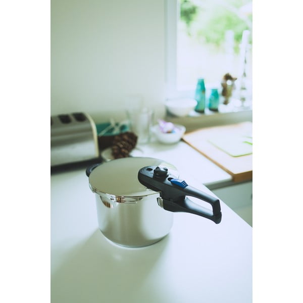 Тенджера под налягане от неръждаема стомана , 6 л Praktika Plus - ELO-image-3