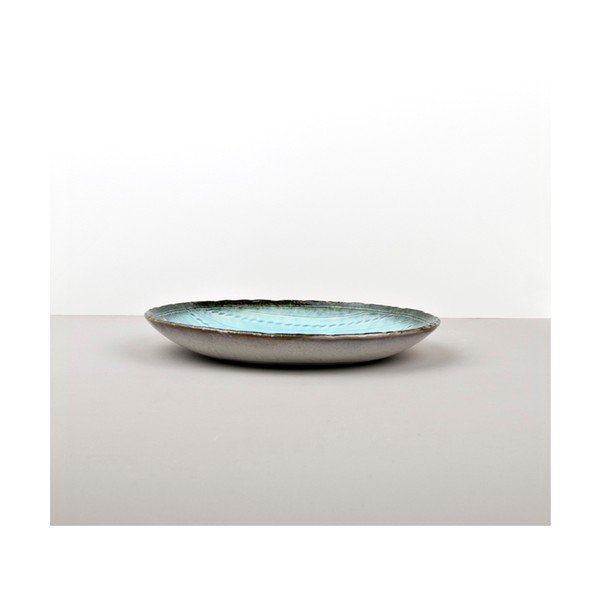 Овална чиния от синя керамика, 24 x 20 cm Sky - MIJ-image-2