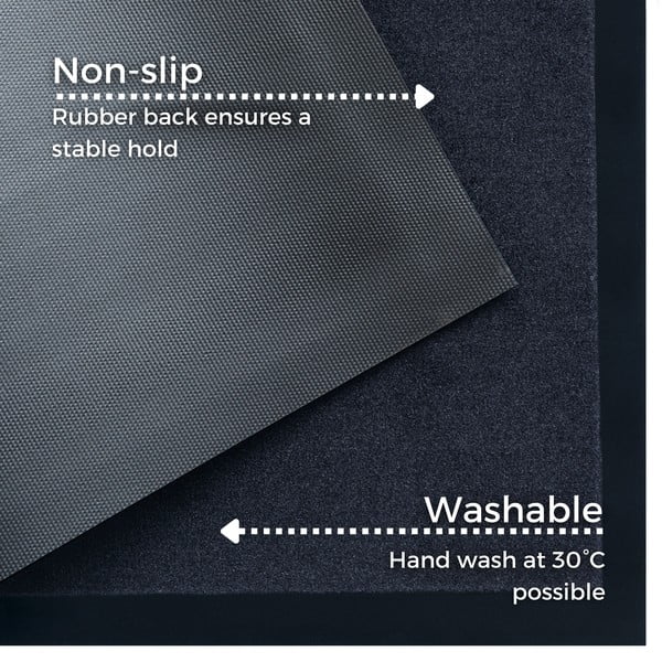 Черна изтривалка , 45 x 75 cm Maison - Ragami-image-4