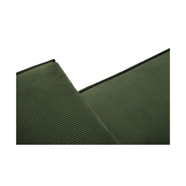 Разтегателен диван от зелен велур Azalea - Mazzini Sofas-image-1