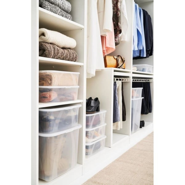 Пластмасова кутия за съхранение с капак 19 л Lona - Rotho-image-1