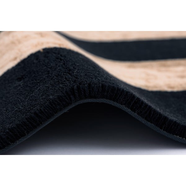 Черно-бежов вълнен килим 200x300 cm Agnus Art Deco II – Agnella-image-2