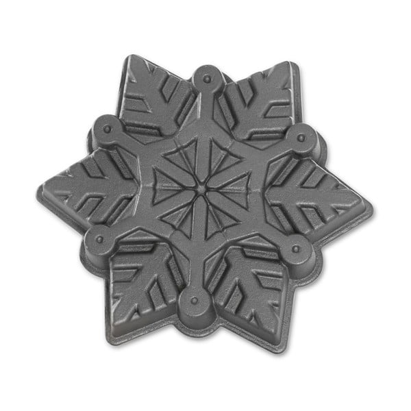 Форма за печене в сребрист цвят , 1,4 л Snowflake - Nordic Ware
