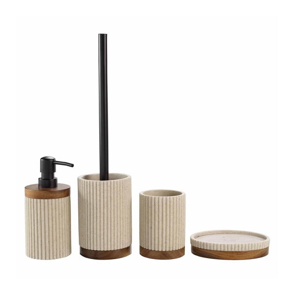 Бежова четка за тоалетна от полирезин Niagara – douceur d'intérieur-image-3