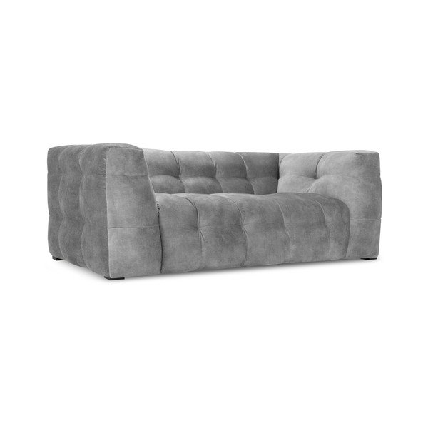 Диван от сиво кадифе , 208 см Vesta - Windsor & Co Sofas-image-3