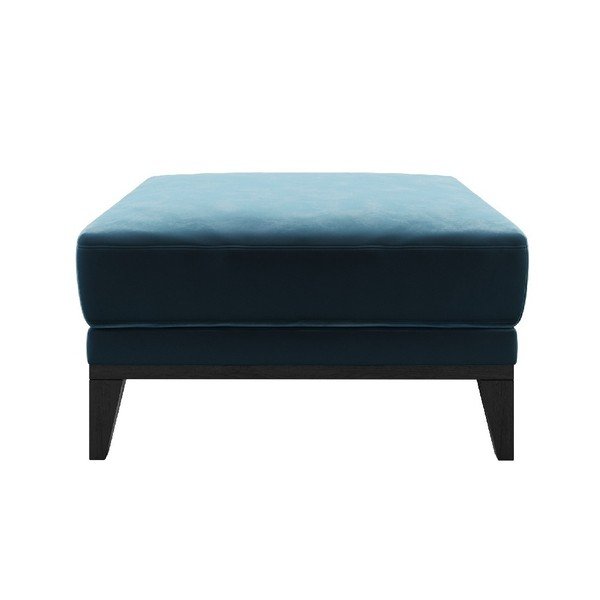 Табуретка за крака от синьо кадифе Musso - MESONICA-image-2