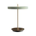 Светлозелена LED настолна лампа с метален абажур (височина 41,5 cm) Asteria Table - UMAGE