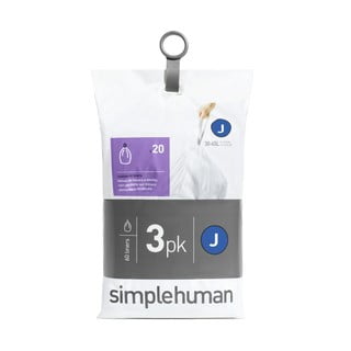 Торби за боклук 60 бр. 45 л J - simplehuman