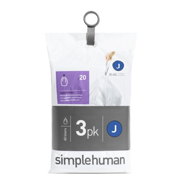 Торби за боклук 60 бр. 45 л J - simplehuman