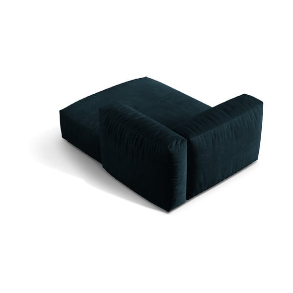 Тъмносин кадифен модул за диван (десен ъгъл) Martina – Micadoni -image-2