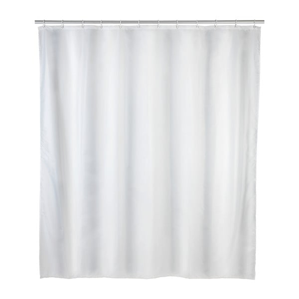 Бяла завеса за душ, устойчива на мухъл, 120 x 200 cm - Wenko