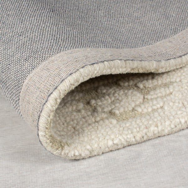 Бежов ръчно изработен вълнен килим 200x290 cm Dion Ikat – Flair Rugs-image-3