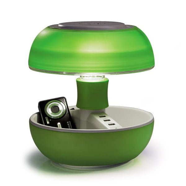 Stolní lampa a nabíječka v jednom Joyo Light, zelená