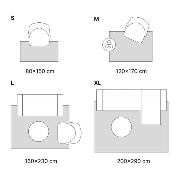 Сив килим 80x160 cm Lori – FD-image-4