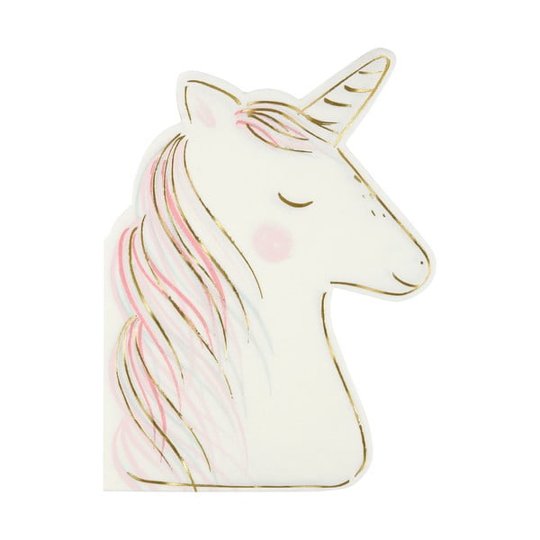 Хартиени салфетки в комплект 16 бр. Magical Unicorn – Meri Meri