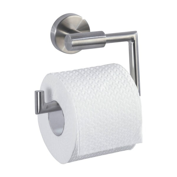 Матово сребро стенен държач за тоалетна хартия от неръждаема стомана Bosio – Wenko