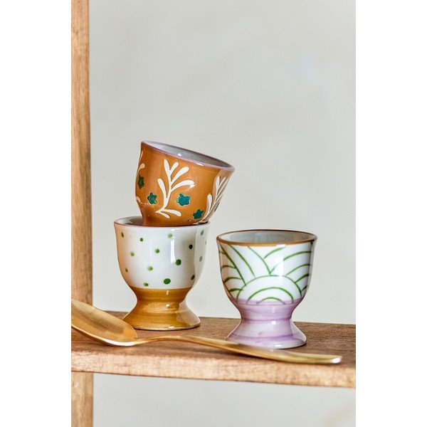 Глинени поставки за яйца в комплект от 3 броя Vincent – Bloomingville-image-3