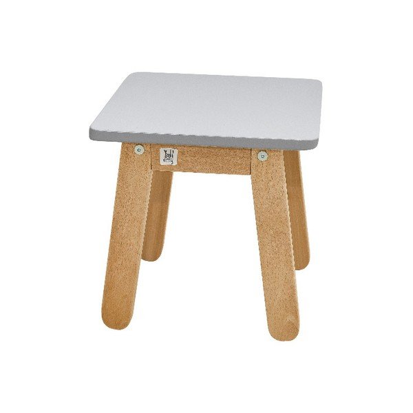 Сива детска табуретка Woody - BELLAMY