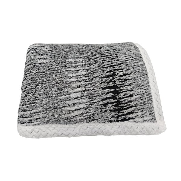 Черно одеяло от шерпа 150x200 cm Marble – My House