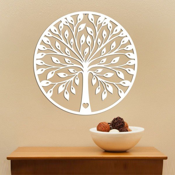 Дърво за декорация на бяла стена - Evila Originals-image-1