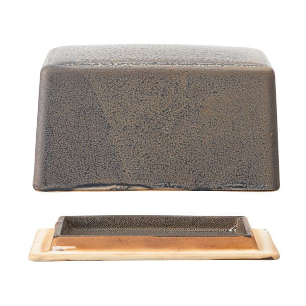 Сив каменоделски съд за масло Kendra - Bloomingville-image-1