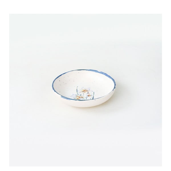 Комплект бели и сини керамични съдове от 21 части - My Ceramic-image-2