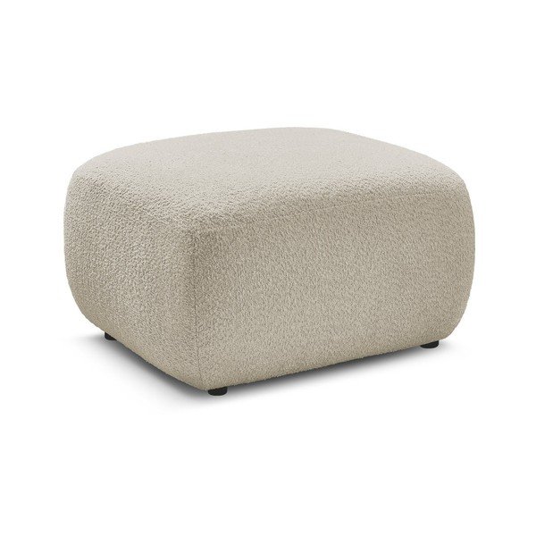 Бежова табуретка  от прежда с примки от букле Montaigne – Bobochic Paris-image-3