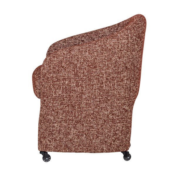 Теракотен тапициран офис стол Cordo – WOOOD-image-3