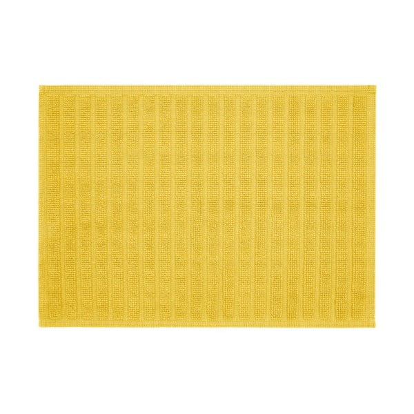 Žlutá koupelnová předložka Jalouse Maison Tapis De Bain Duro Jaune, 50 x 70 cm