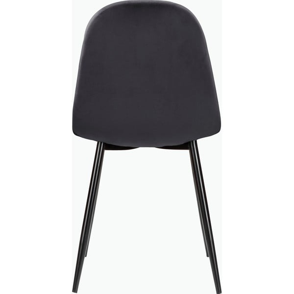 Тъмносиви кадифени трапезни столове в комплект от 4 бр. Monza – Støraa-image-3