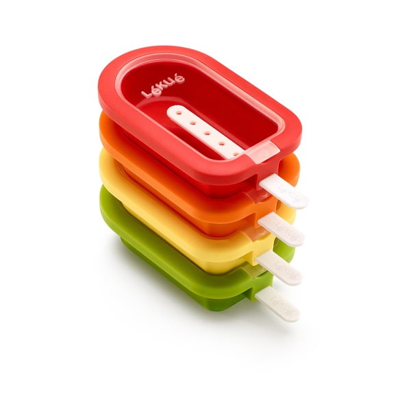 Силиконови форми за сладолед в комплект от 4 бр. – Lékué