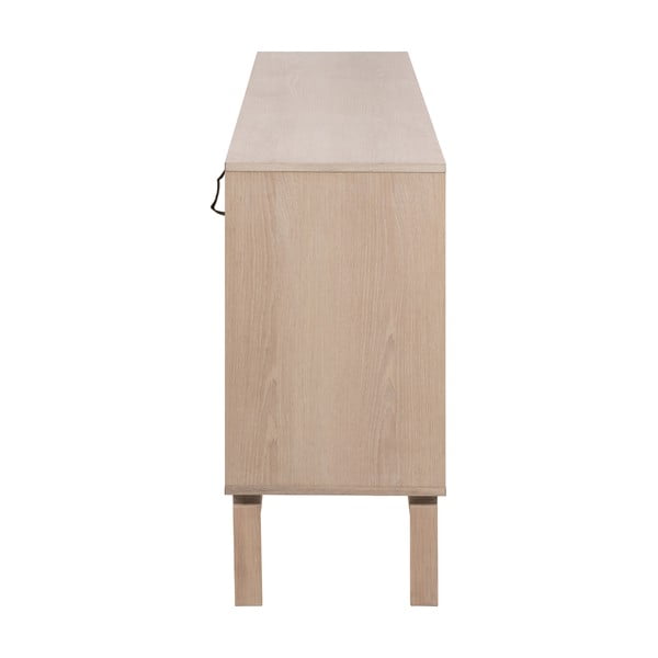 Нисък скрин от дъб  в естествен цвят 180x80 cm Linley – Actona-image-4