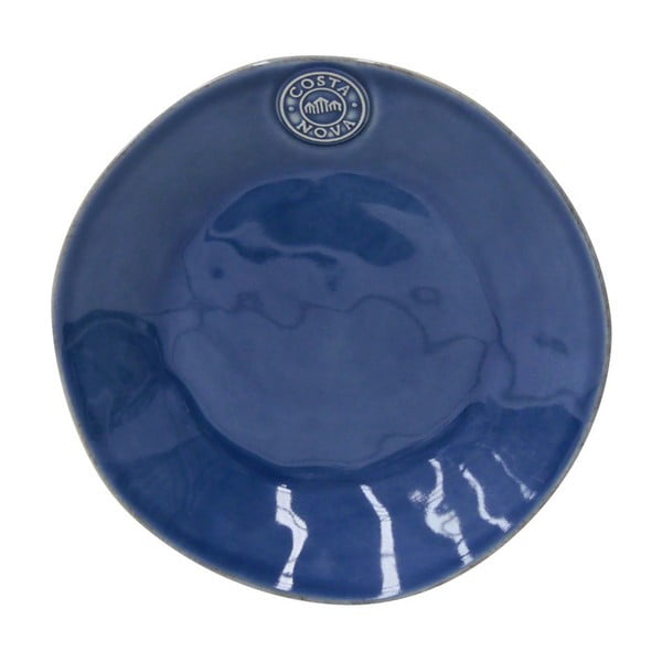 Тъмносиня десертна чиния от керамика , ⌀ 21 cm Nova - Costa Nova
