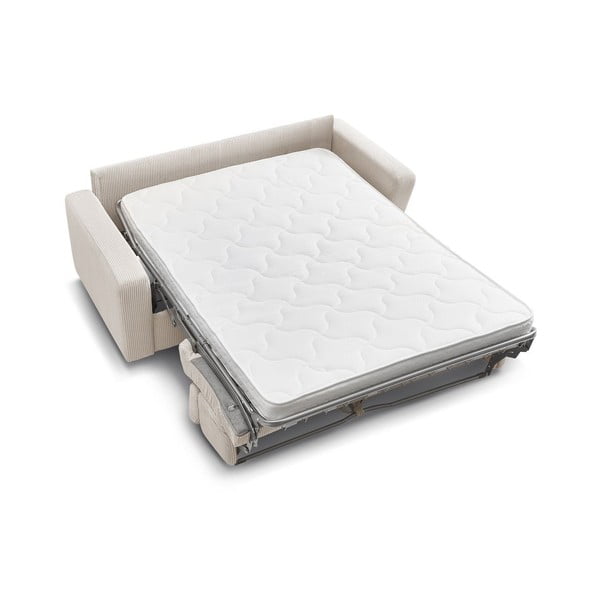 Кремав разтегателен диван от рипсено кадифе 195 cm Monaco – Bobochic Paris-image-4