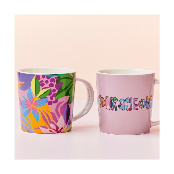 Порцеланови чаши в комплект от 2 чаши 380 ml Be Fierce - Maxwell & Williams-image-1