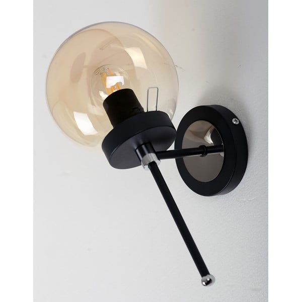 Стенна лампа в цвят жълта охра и черно ø 15 cm Tokyo – Squid Lighting-image-1