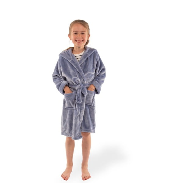 Синя детска хавлия от микроплюш Delux – Tiseco Home Studio-image-1