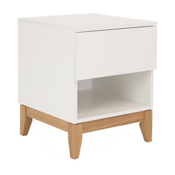 Бяла масичка за кафе Blanco - Woodman-image-3